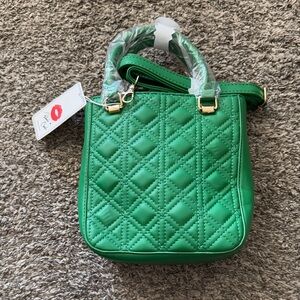 Green Quilted Handbag